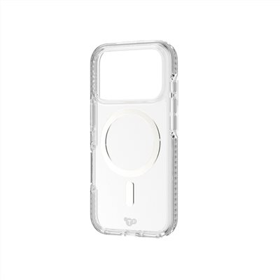 Tech21 iPhone 17 Pro 6.3吋 EvoCrystal 磁吸晶核透明防摔保護殼(透銀)