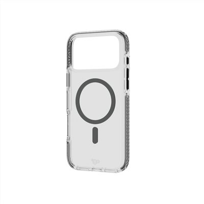 Tech21 iPhone 17 Pro Max 6.9吋 EvoCrystal 磁吸晶核透明防摔保護殼(透黑)