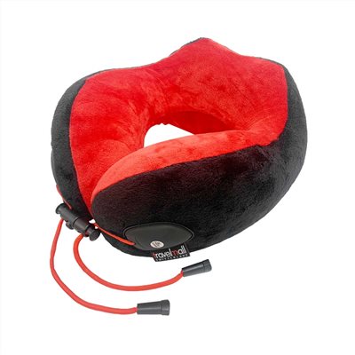 Travelmall REBOND-M型舒適記憶頸枕-紅