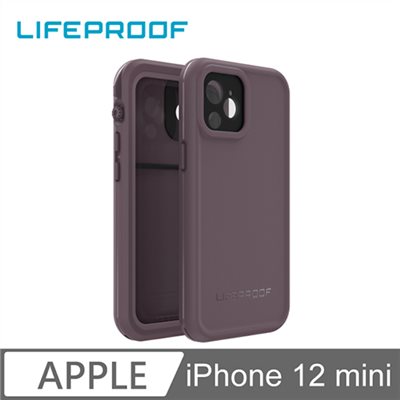 LIFEPROOF iPhone 12 mini 全方位防水/雪/震/泥 保護殼-FRE(紫)