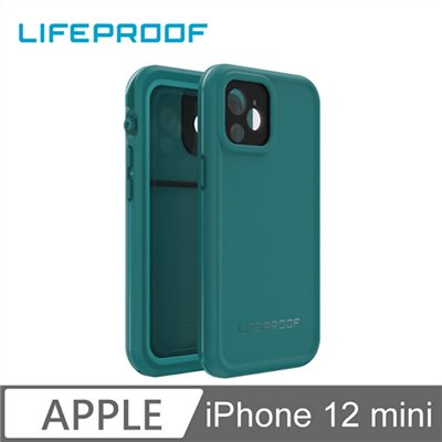 LIFEPROOF iPhone 12 mini 全方位防水/雪/震/泥 保護殼-FRE(藍綠)