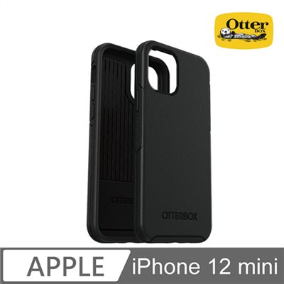 OtterBox iPhone 12 mini Symmetry炫彩幾何保護殼-黑