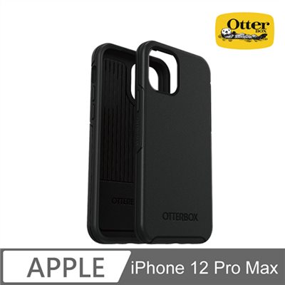 OtterBox iPhone 12 Pro Max Symmetry炫彩幾何保護殼-黑