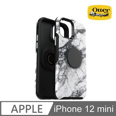 OtterBox Otter + Pop iPhone 12 mini Symmetry 炫彩幾何泡泡騷保護殼-大理石
