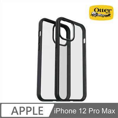 OtterBox iPhone 12 Pro Max React輕透防摔殼-太空黑