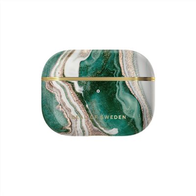 IDEAL OF SWEDEN AirPods Pro 1 / 2 北歐時尚瑞典流行耳機保護殼-金色翡翠大理石