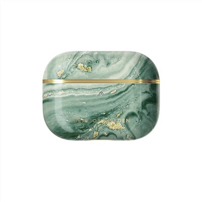 IDEAL OF SWEDEN AirPods Pro 1 / 2 北歐時尚瑞典流行耳機保護殼-薄荷漩渦大理石