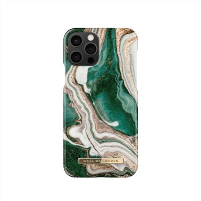 IDEAL OF SWEDEN iPhone 12 / 12 Pro 北歐時尚瑞典流行手機殼-金色翡翠大理石