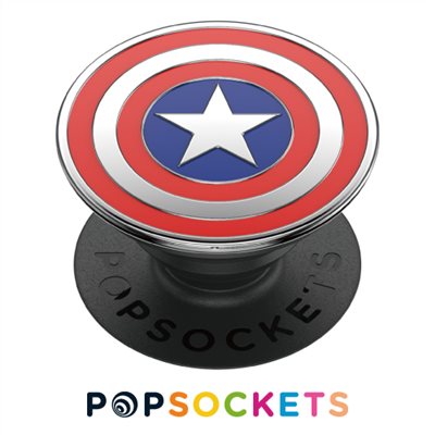POPSOCKETS泡泡騷多功能手機支架2代-美國隊長琺瑯瓷版