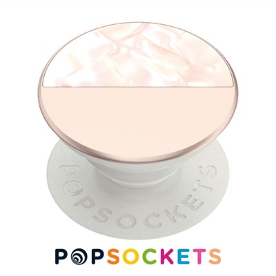 POPSOCKETS泡泡騷多功能手機支架2代-拼接玫瑰金琥珀