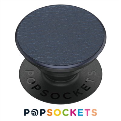 POPSOCKETS泡泡騷多功能手機支架2代-Pebbled Vegan Prussian Navy