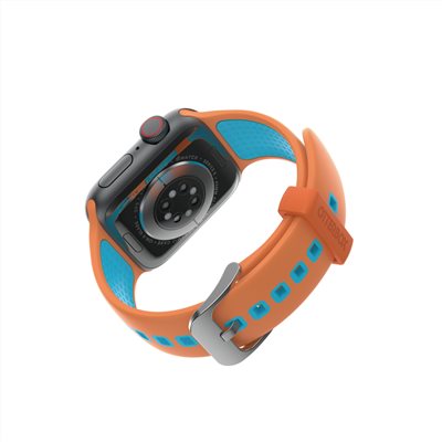 OtterBox Apple Watch 38/40/41/42mm 運動矽膠錶帶-橙藍