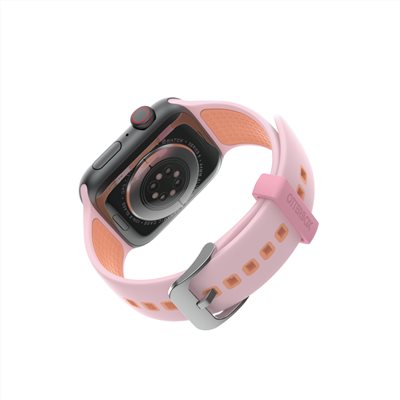 OtterBox Apple Watch 44/45/46/49mm 運動矽膠錶帶-粉橙