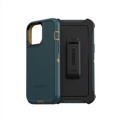 OtterBox iPhone 13 Pro Max / 12 Pro Max Defender防禦者系列保護殼-深綠