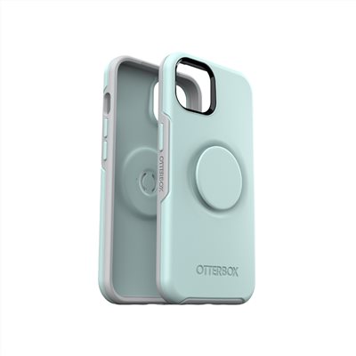 OtterBox Otter + Pop iPhone 13 Symmetry 炫彩幾何泡泡騷保護殼-水藍