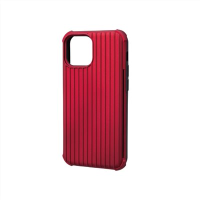 GRAMAS iPhone 13 mini 軍規防摔經典手機殼- Rib (紅)