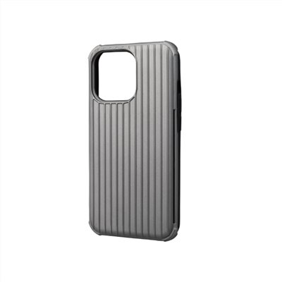 GRAMAS iPhone 13 Pro 軍規防摔經典手機殼- Rib (灰)
