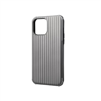GRAMAS iPhone 13 Pro Max 軍規防摔經典手機殼- Rib (灰)
