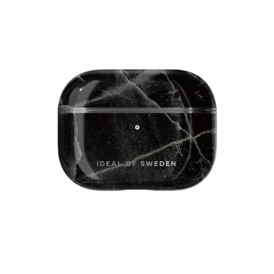 IDEAL OF SWEDEN AirPods Pro 1 / 2 北歐時尚瑞典流行耳機保護殼-雷霆黑大理石