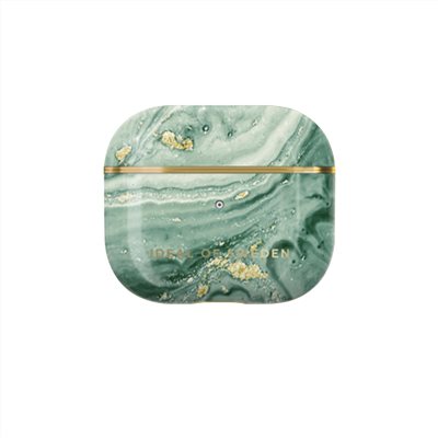 IDEAL OF SWEDEN AirPods 3 北歐時尚瑞典流行耳機保護殼-薄荷漩渦大理石