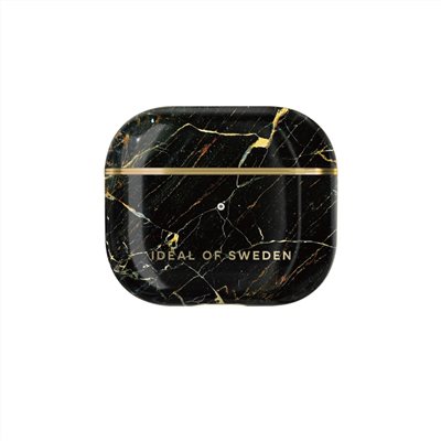 IDEAL OF SWEDEN AirPods 3 北歐時尚瑞典流行耳機保護殼-摩洛哥羅蘭黑金大理石