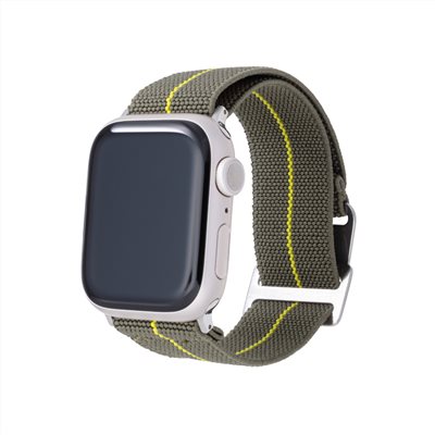 GRAMAS Apple Watch 44/45/46/49mm 法國海軍帆布錶帶-森林綠