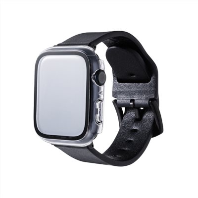GRAMAS Apple Watch S9 / S8 / S7 41mm 2 IN 1 高透鋼化漾玻保護殼-透