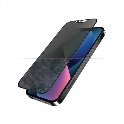 PanzerGlass iPhone 13 / 13 Pro 2.5D 耐衝擊高透鋼化防窺玻璃保護貼-黑