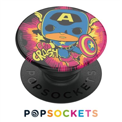POPSOCKETS泡泡騷多功能手機支架2代-CAPT AMER FUNKO