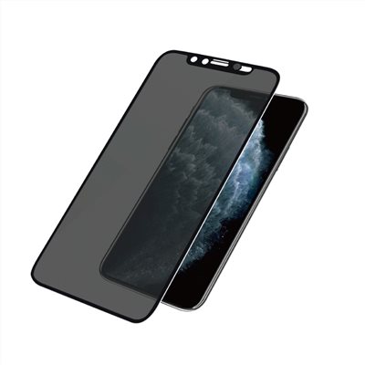 PanzerGlass iPhone 11 Pro 神鬼駭客(防窺+防駭+耐衝擊)2.5D鋼化玻璃保護貼-黑