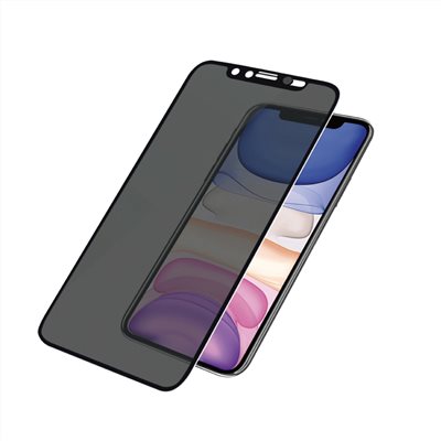 PanzerGlass iPhone 11 神鬼駭客(防窺+防駭+耐衝擊)2.5D鋼化玻璃保護貼-黑