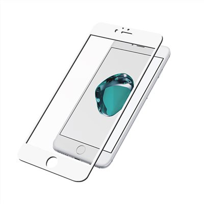 PanzerGlass iPhone 7 3D 滿版耐衝擊高透鋼化玻璃保護貼-白