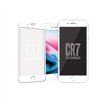 PanzerGlass iPhone 6/6s/7/8/SE2 CR7 2.5D耐衝擊高透鋼化玻璃保護貼-白