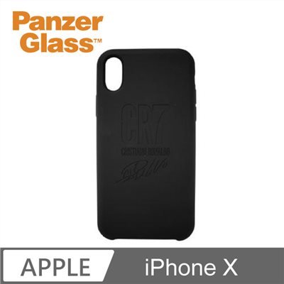 PanzerGlass iPhone X CR7矽膠保護殼-黑