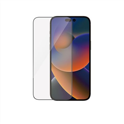 PanzerGlass iPhone 14 Pro Max 2.5D耐衝擊抗反射玻璃保護貼-黑