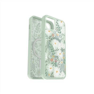OtterBox iPhone 14 Plus Symmetry Plus 炫彩幾何⁺保護殼-星語草綠