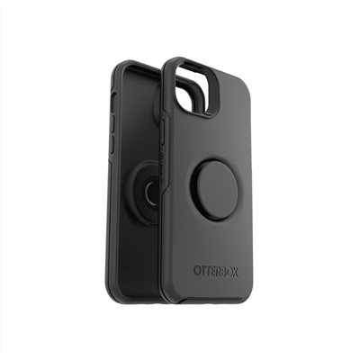OtterBox Otter + Pop iPhone 14 Plus Symmetry炫彩幾何泡泡騷保護殼-黑