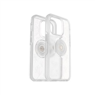 OtterBox Otter + Pop iPhone 14 Pro Symmetry炫彩幾何泡泡騷保護殼-花卉