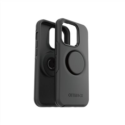 OtterBox Otter + Pop iPhone 14 Pro Symmetry炫彩幾何泡泡騷保護殼-黑