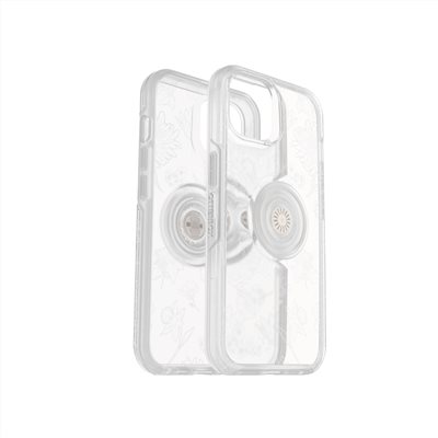 OtterBox Otter + Pop iPhone 14 Symmetry炫彩幾何泡泡騷保護殼-花卉