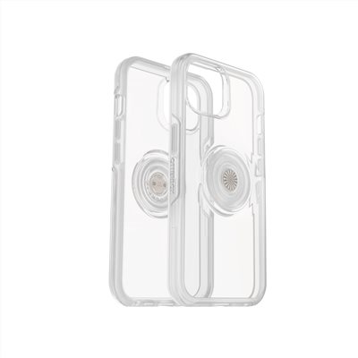 OtterBox Otter + Pop iPhone 14 Symmetry炫彩幾何泡泡騷保護殼-透明