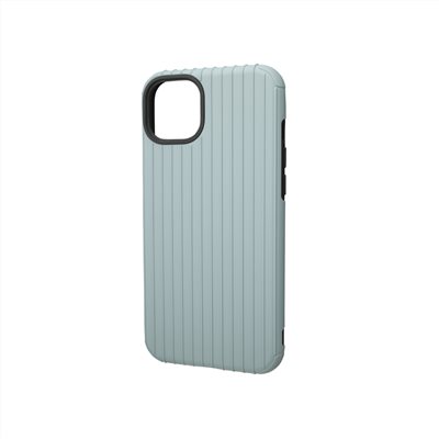 Gramas iPhone 14 Plus 軍規防摔經典手機殼- Rib (霧霾藍)