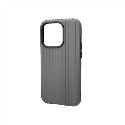 Gramas iPhone 14 Pro 軍規防摔經典手機殼- Rib (石墨灰)