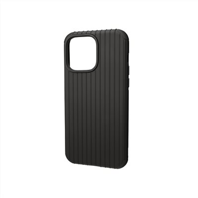 Gramas iPhone 14 Pro Max 軍規防摔經典手機殼- Rib (紳士黑)