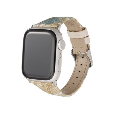 Gramas Apple Watch 38/40/41/42mm 仕女彩繪錶帶 BEST OF MORRIS 聯名限量款-象牙