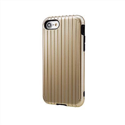 GRAMAS iPhone SE3 / SE2 / 8 / 7 軍規防摔經典手機殼- Rib (金)