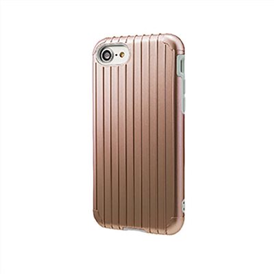 GRAMAS iPhone SE3 / SE2 / 8 / 7 軍規防摔經典手機殼- Rib (玫瑰金)
