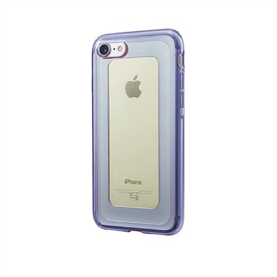 GRAMAS iPhone SE3 / SE2 / 8 / 7 日本漾透寶石防震殼- (黃紫)
