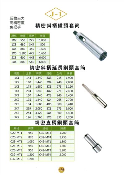 斜柄鑽頭套筒