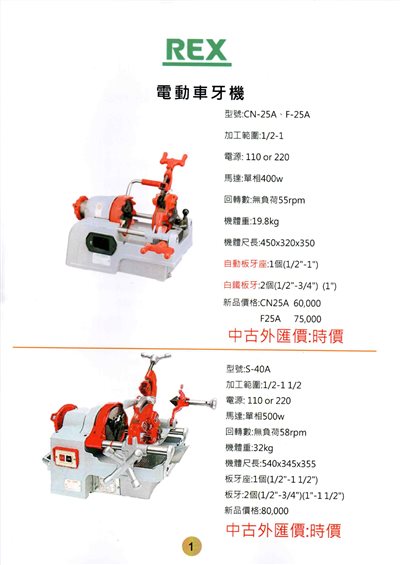 車牙機